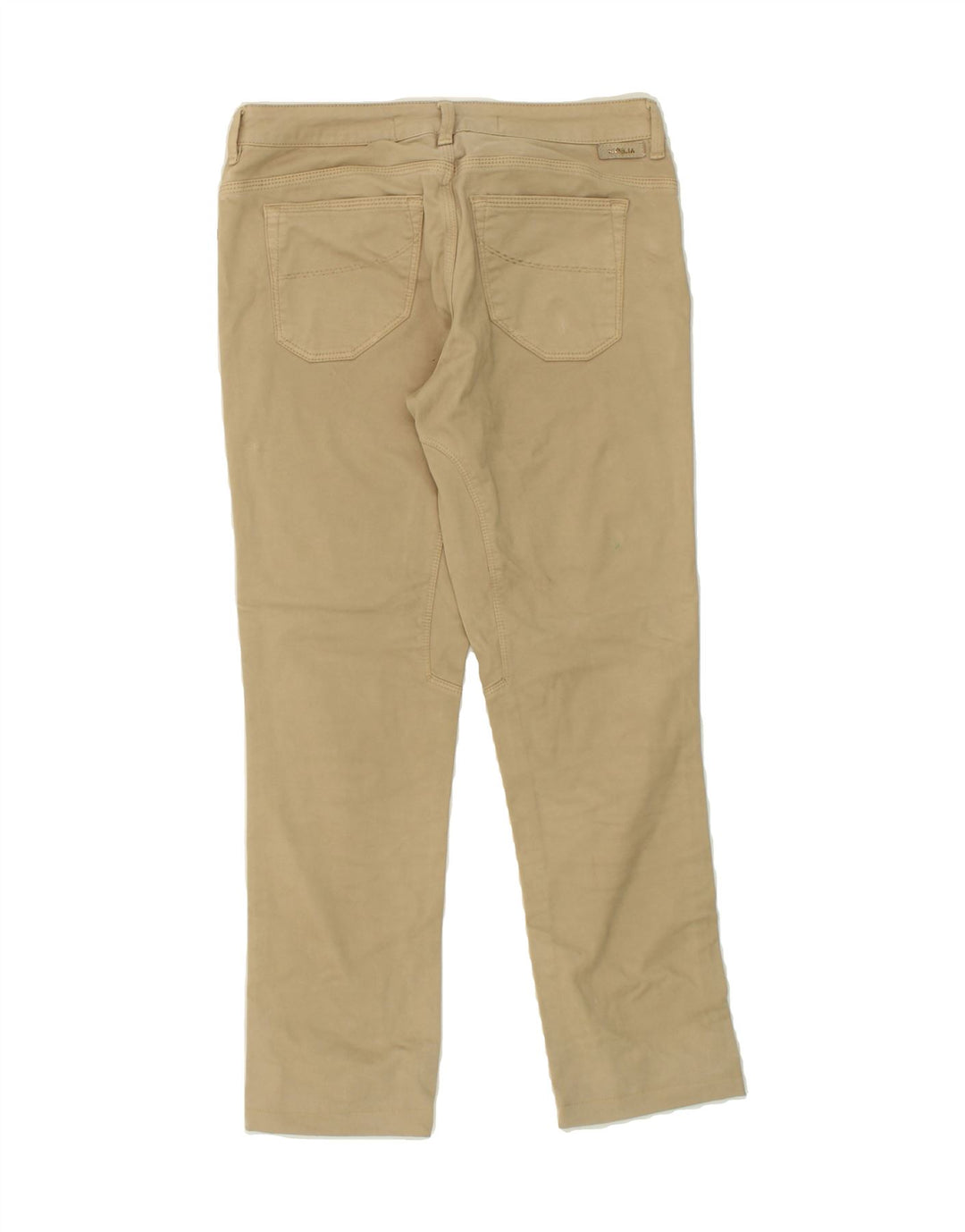 SIVIGLIA Womens Slim Cropped Trousers W28 L25 Beige Vintage SIVIGLIA and Second-Hand SIVIGLIA from Messina Hembry 