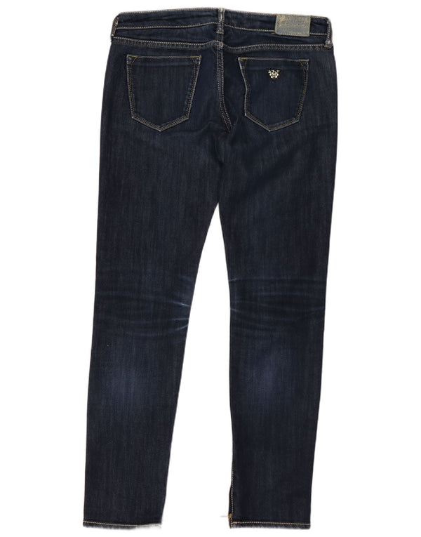 Jeans skinny da donna GUESS W28 L28 cotone blu navy
