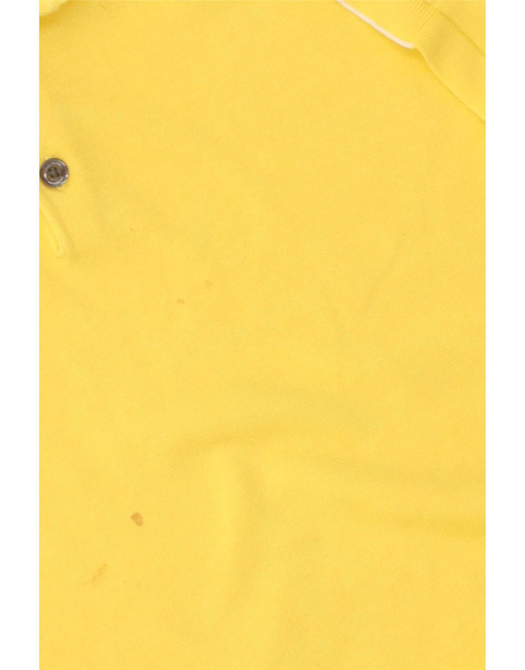 Polo da uomo Massimo Dutti XL in cotone giallo