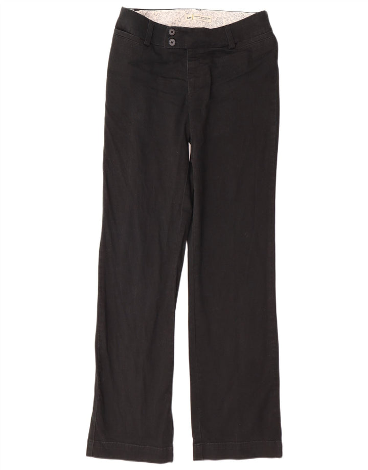 Pantaloni da abito dritti Lee Natural Fit da donna US 4 Small W28 L31 neri