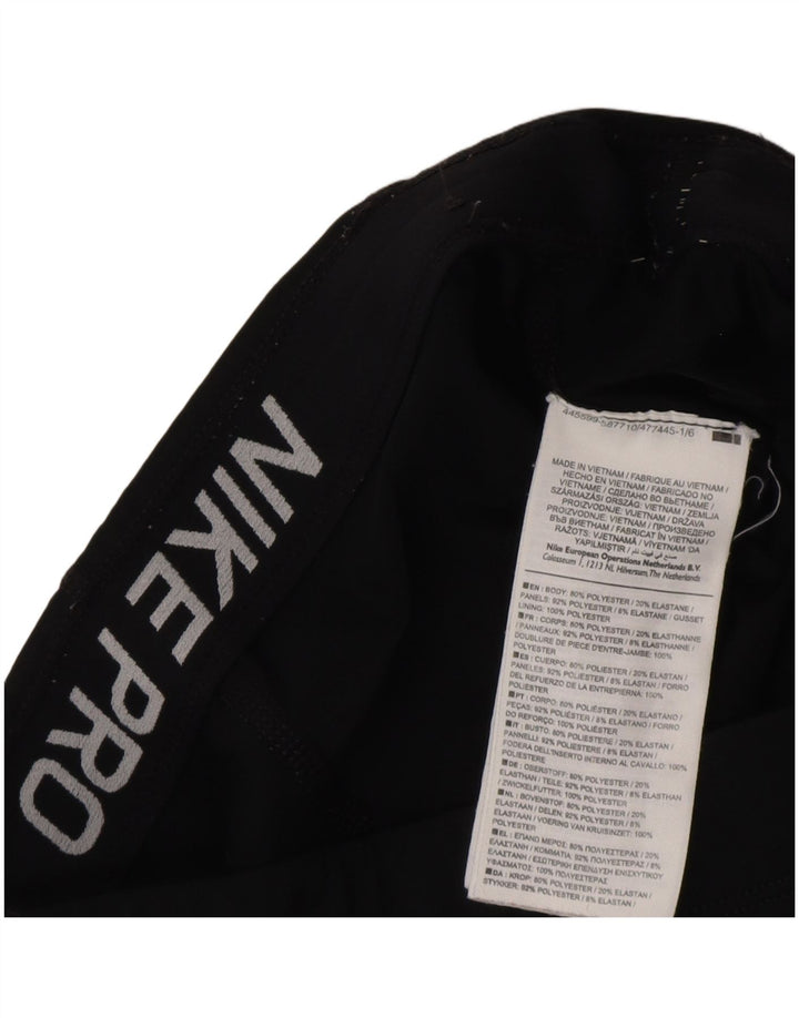 Pantaloni da tuta da donna NIKE UK 10 piccoli poliestere nero