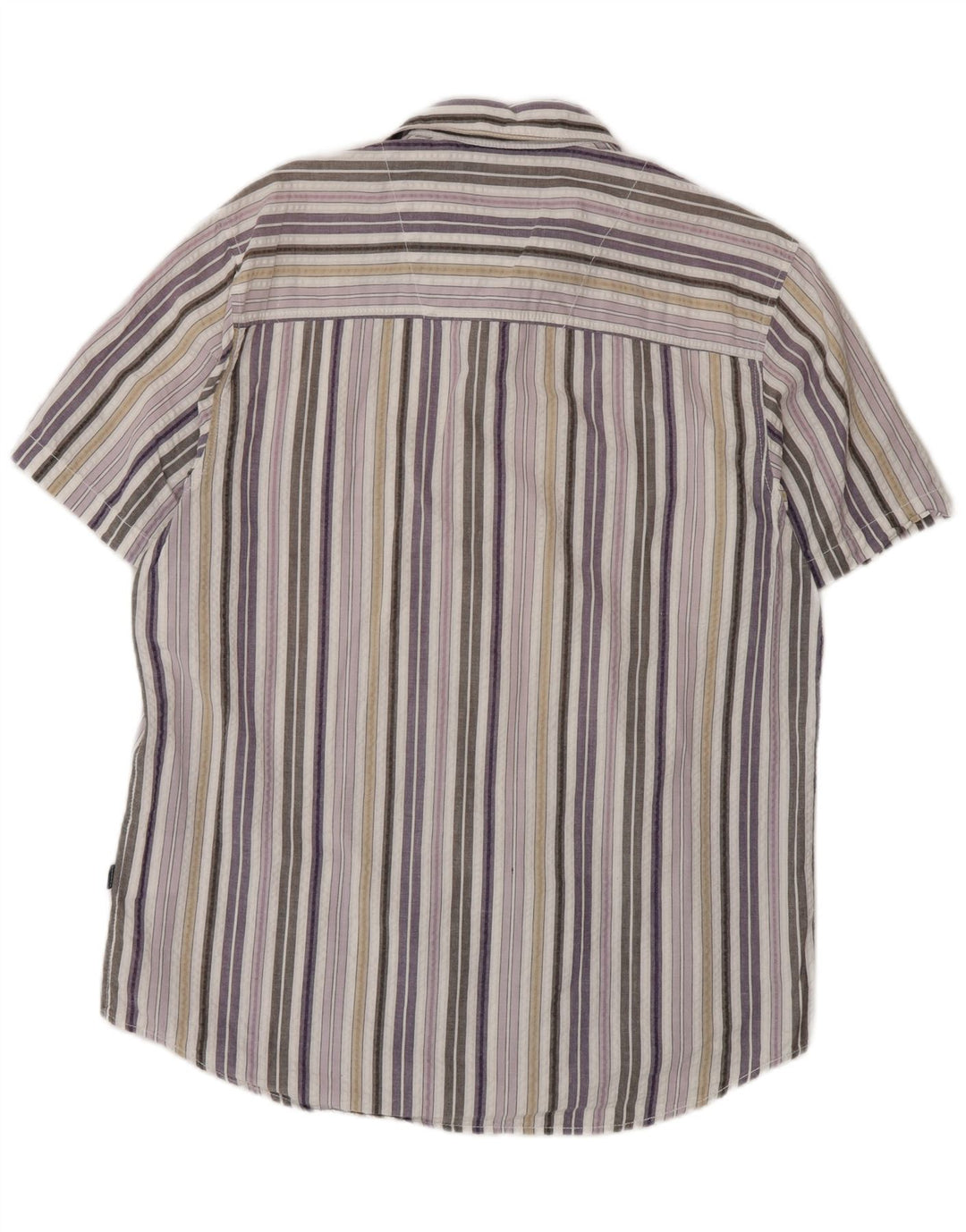 Camicia da uomo a maniche corte, vestibilità regolare, Lerros, a righe grandi, multicolore