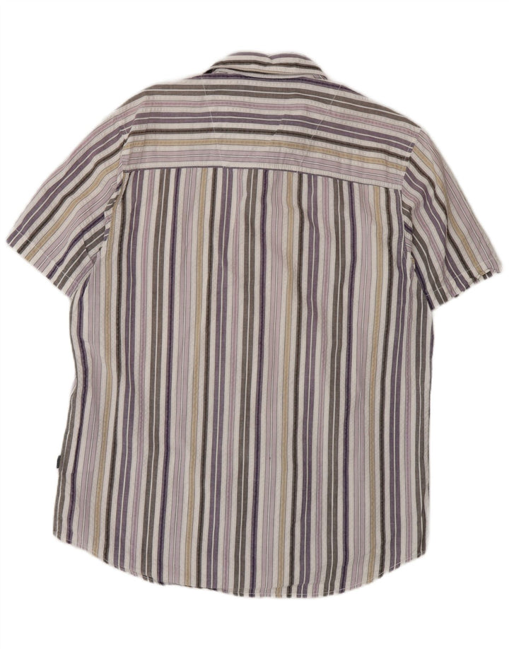 Camicia da uomo a maniche corte, vestibilità regolare, Lerros, a righe grandi, multicolore