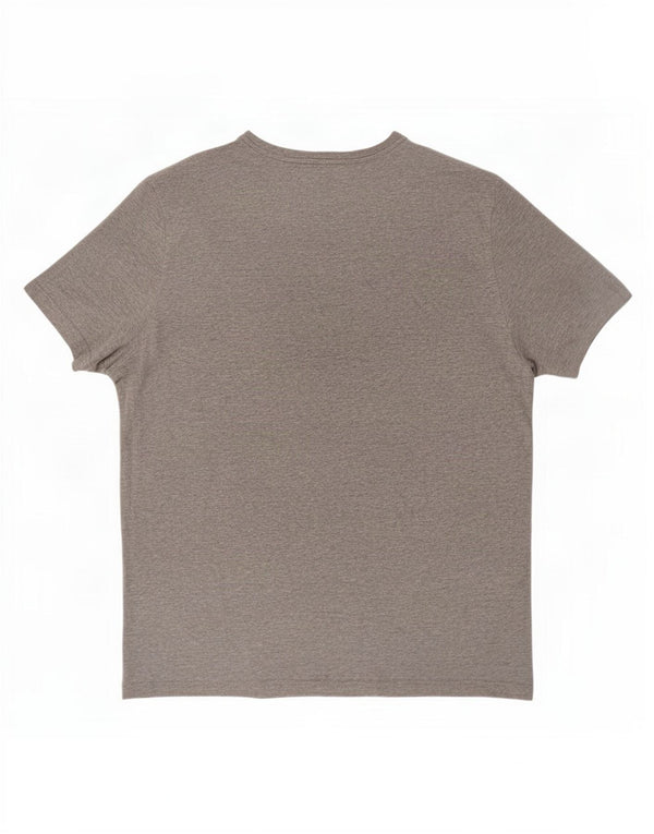 T-shirt grafica da uomo Reebok Top XL in cotone chiazzato grigio