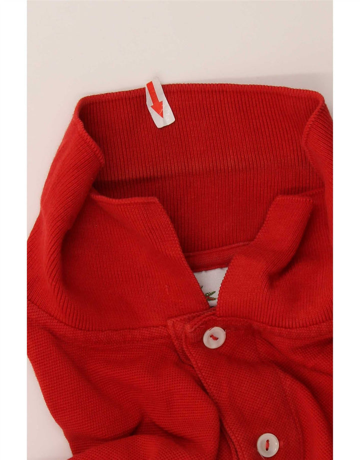 Polo da uomo Lacoste taglia 2 XS in cotone rosso