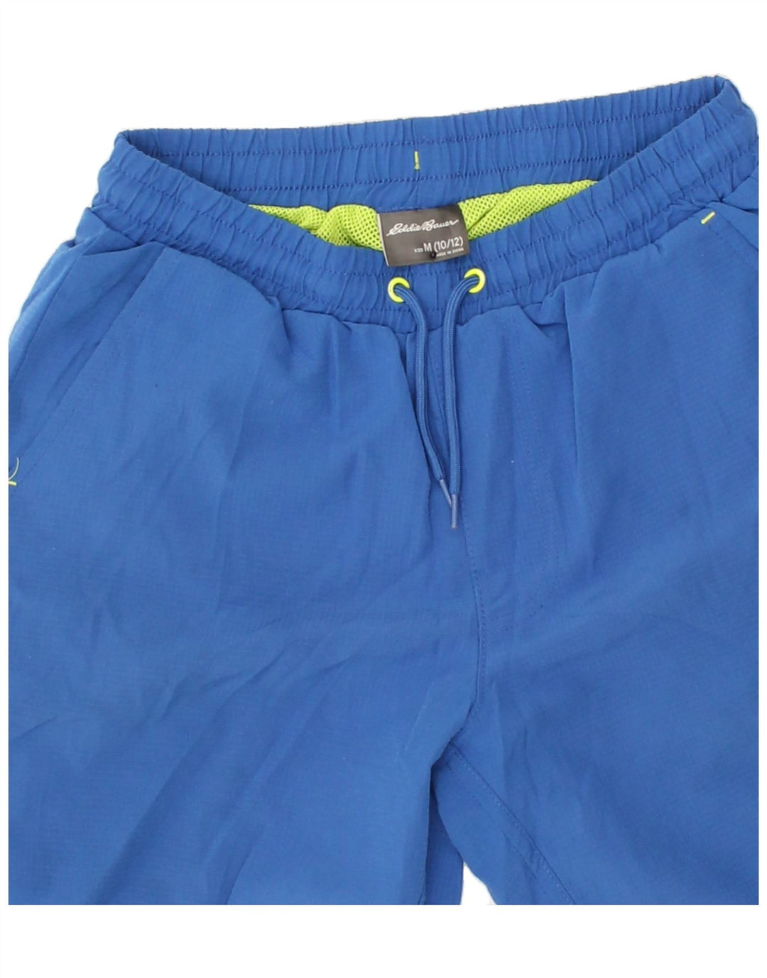 EDDIE BAUER Boys Sport Shorts 10-11 Years Medium Blue Polyester Vintage Eddie Bauer and Second-Hand Eddie Bauer from Messina Hembry 