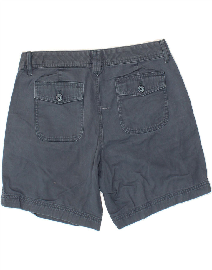 EDDIE BAUER Womens Chino Shorts US 4 Small W32  Navy Blue Cotton Vintage Eddie Bauer and Second-Hand Eddie Bauer from Messina Hembry 