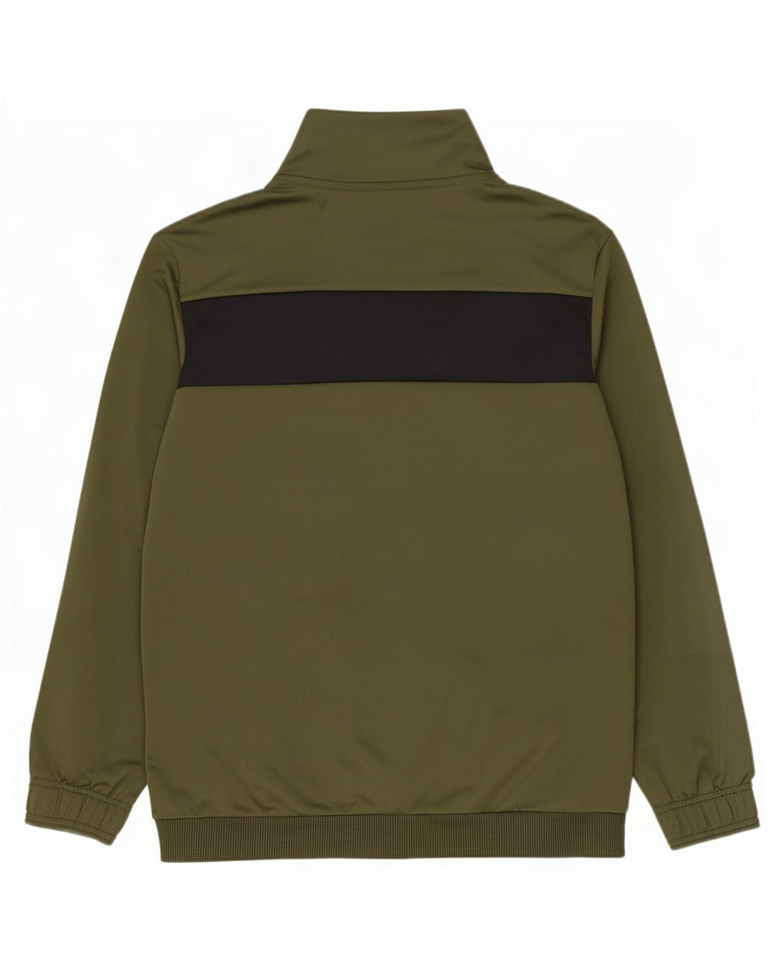Giacca da tuta da uomo Puma in poliestere color block verde medio