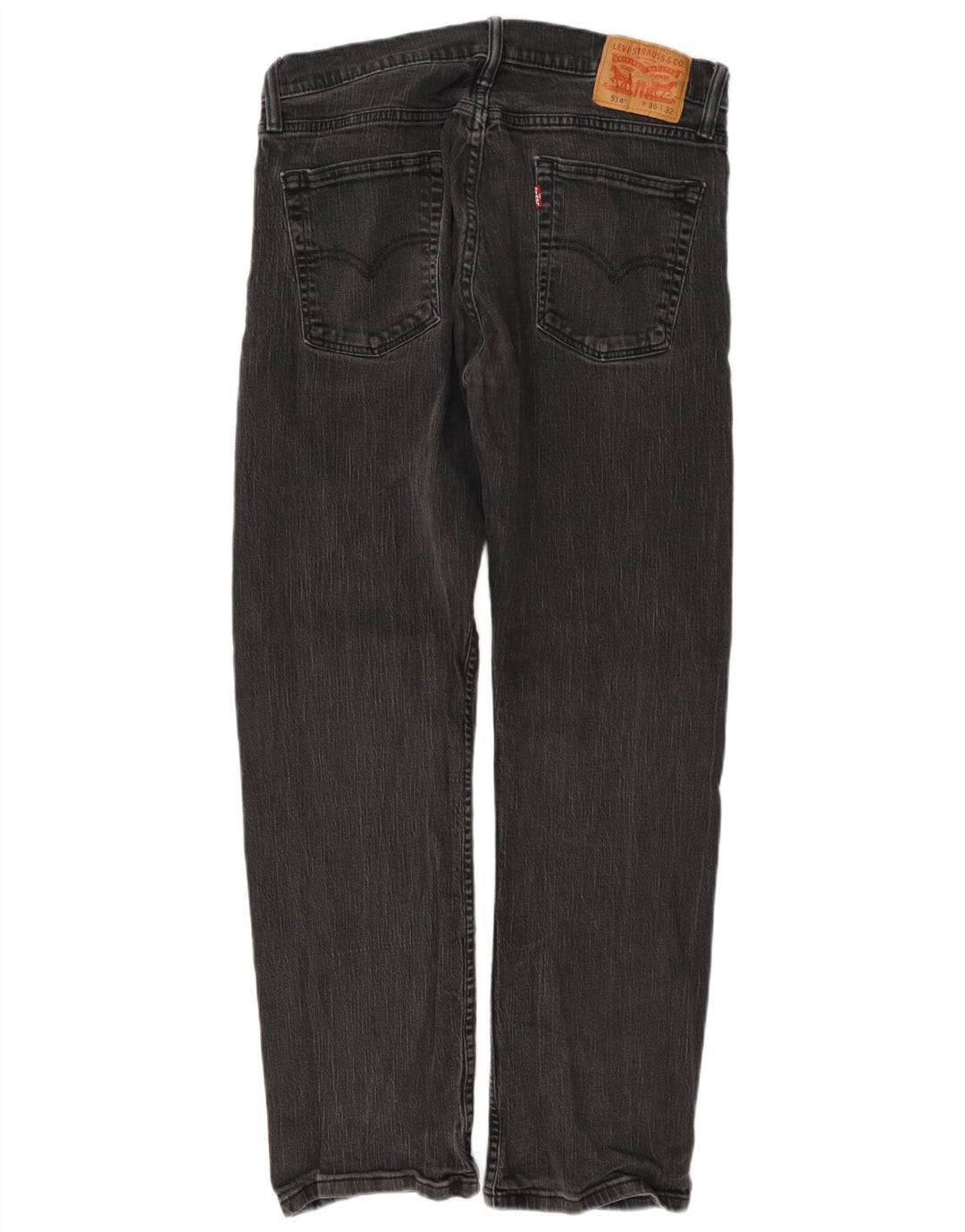 Levi's Uomo 514 Jeans dritti W36 L32 Cotone grigio
