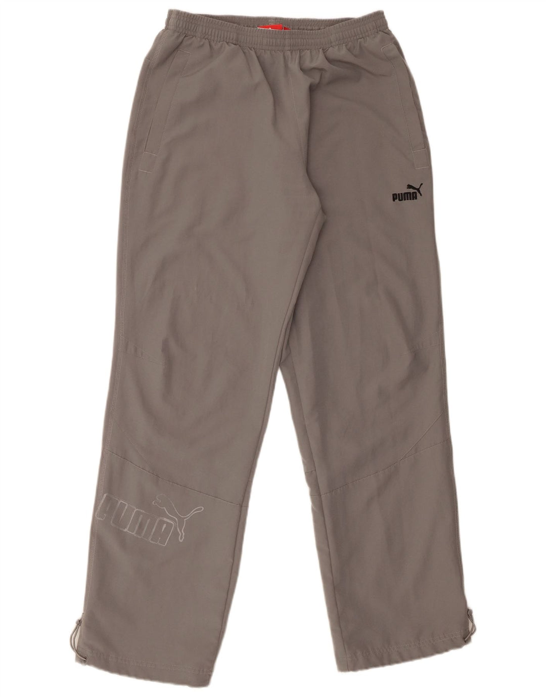 Pantaloni da tuta grafica da uomo Puma in poliestere grigio medio