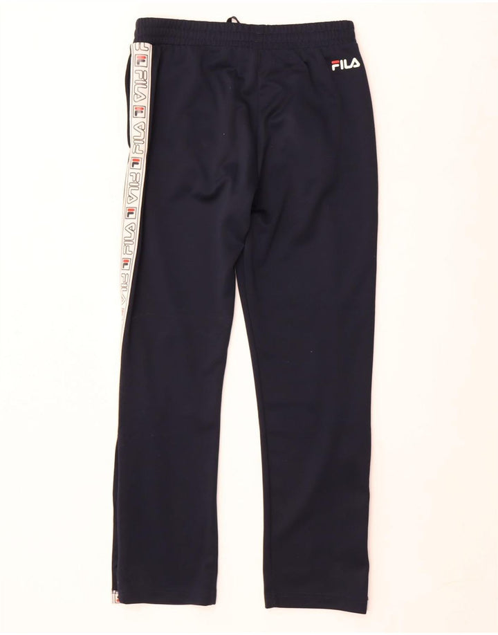 Pantaloni da tuta grafica da uomo Fila Colorblock medio blu navy