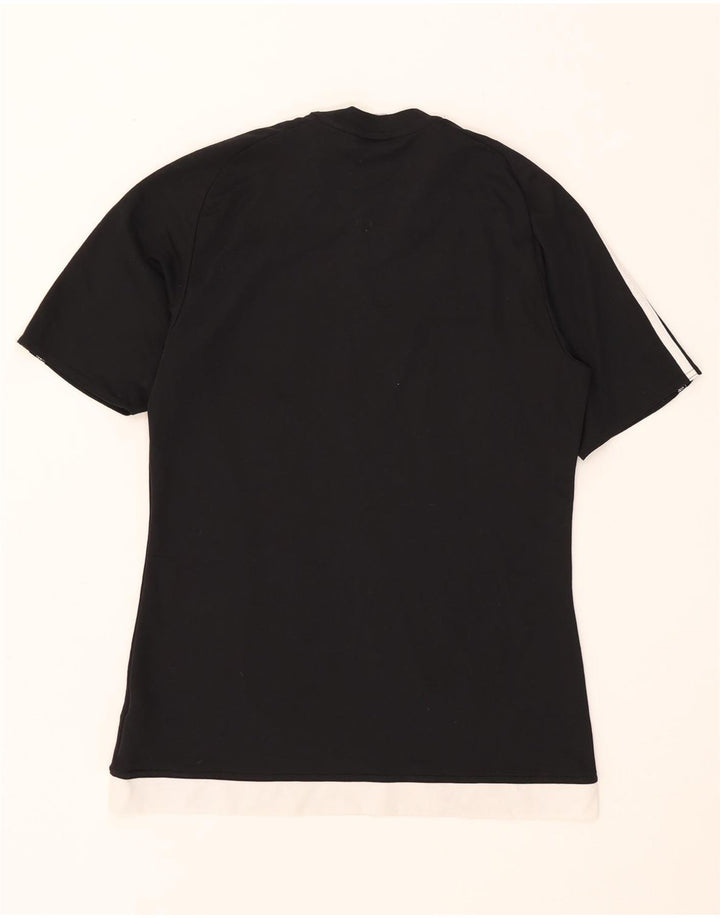 T-shirt ADIDAS da uomo Climalite Top Small Black Colourblock