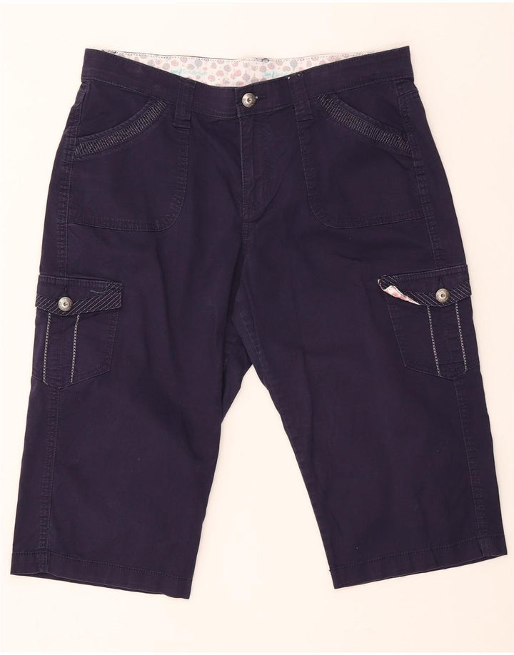 Pantaloncini cargo da donna LEE US 12 Large W34 cotone blu navy
