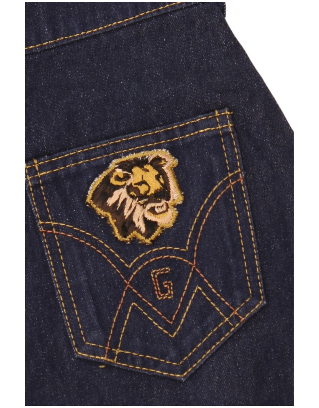 Gonna in denim grafico da donna VINTAGE W22 2XS Blu
