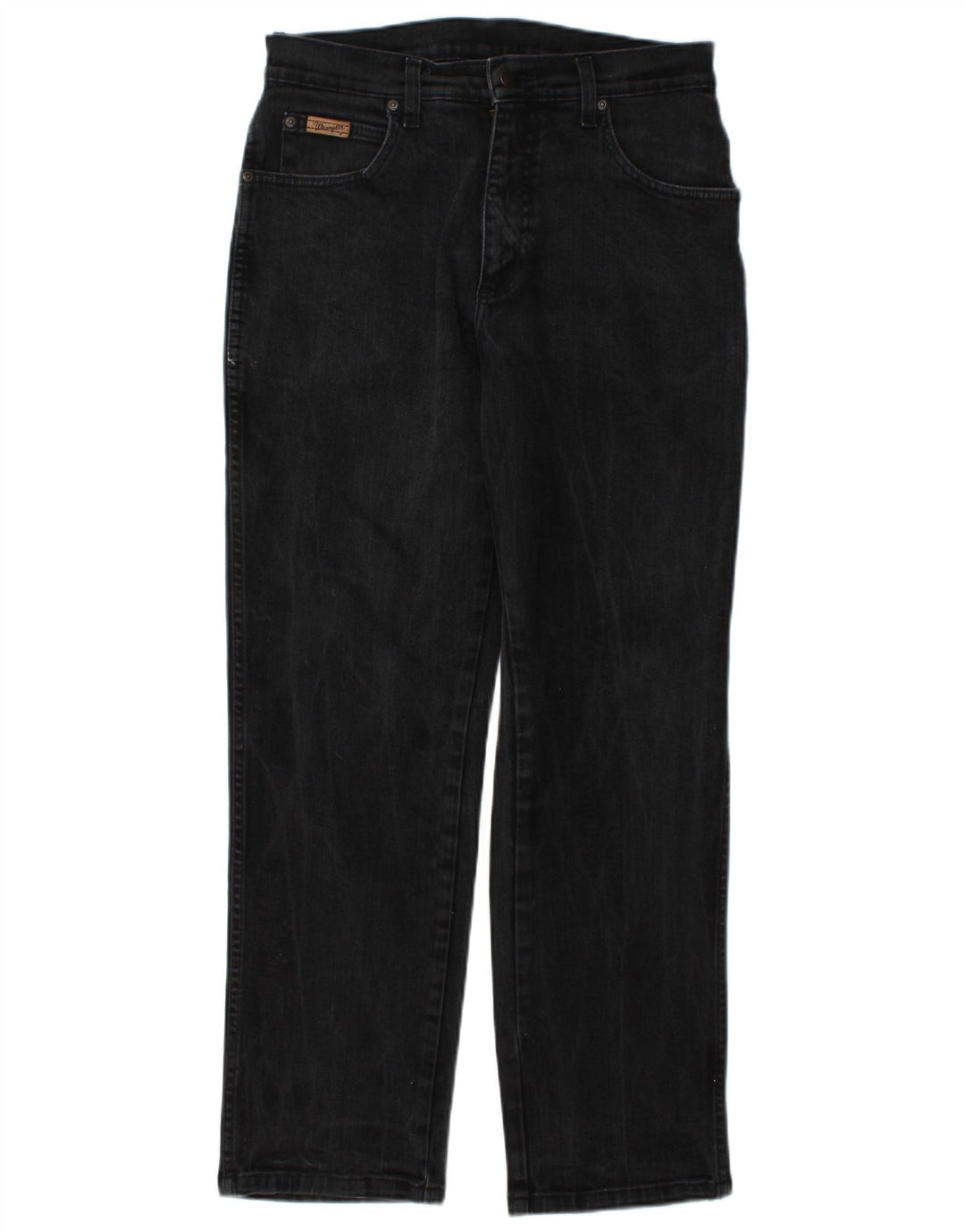 Jeans dritti elasticizzati Texas da donna Wrangler W32 L30 cotone grigio
