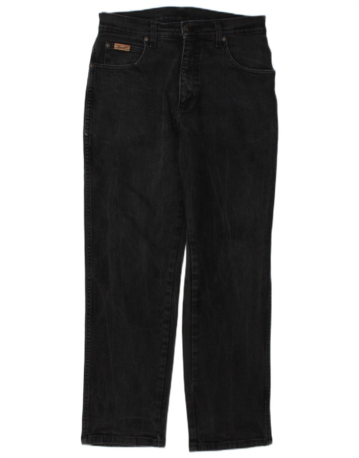Jeans dritti elasticizzati Texas da donna Wrangler W32 L30 cotone grigio