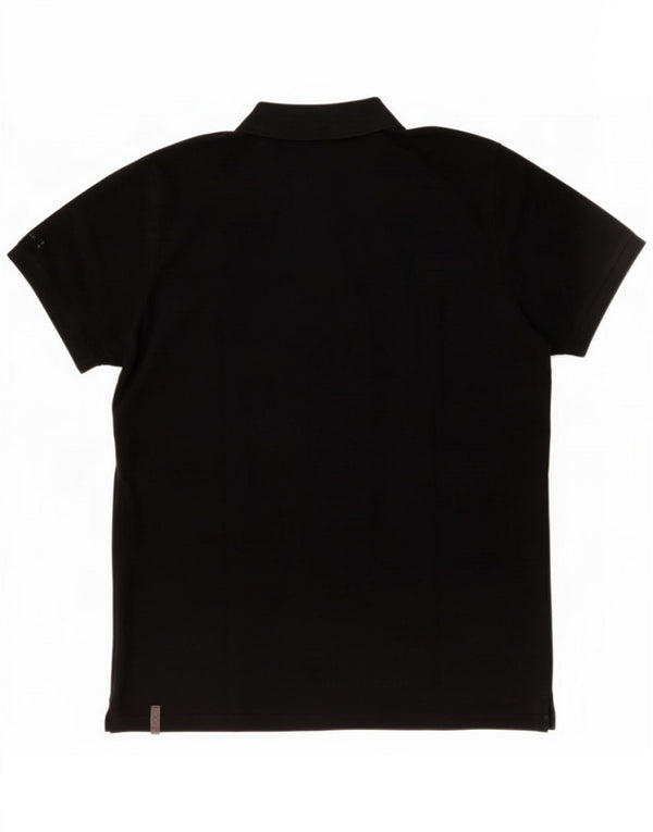 Polo da uomo Slam XL in cotone nero