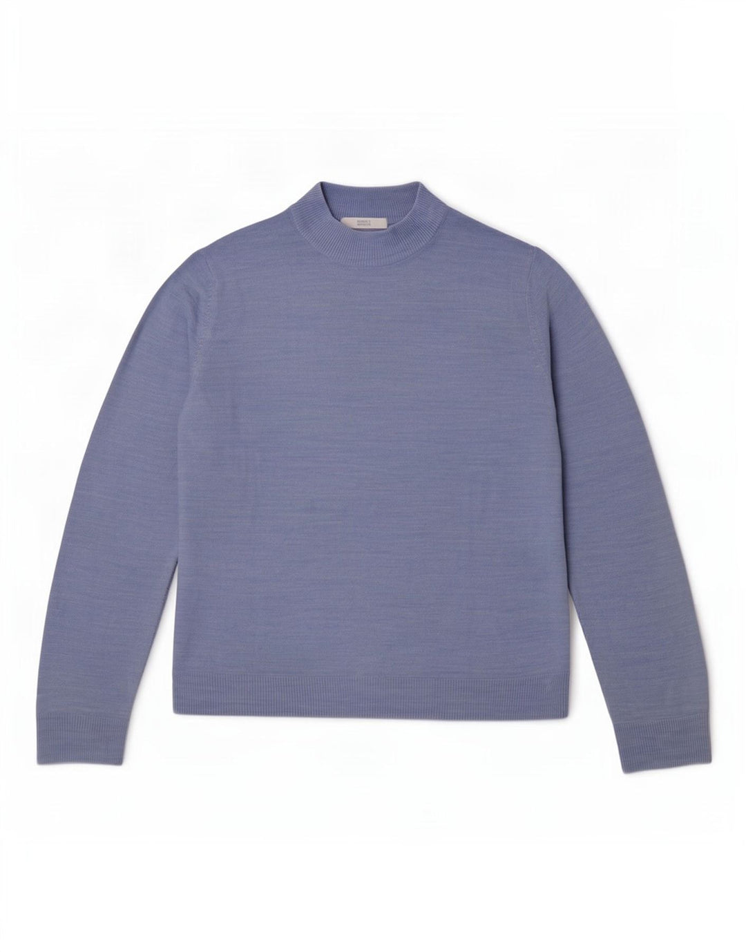 Maglione maglione a collo alto da donna Marks & Spencer UK 14 grande blu screziato