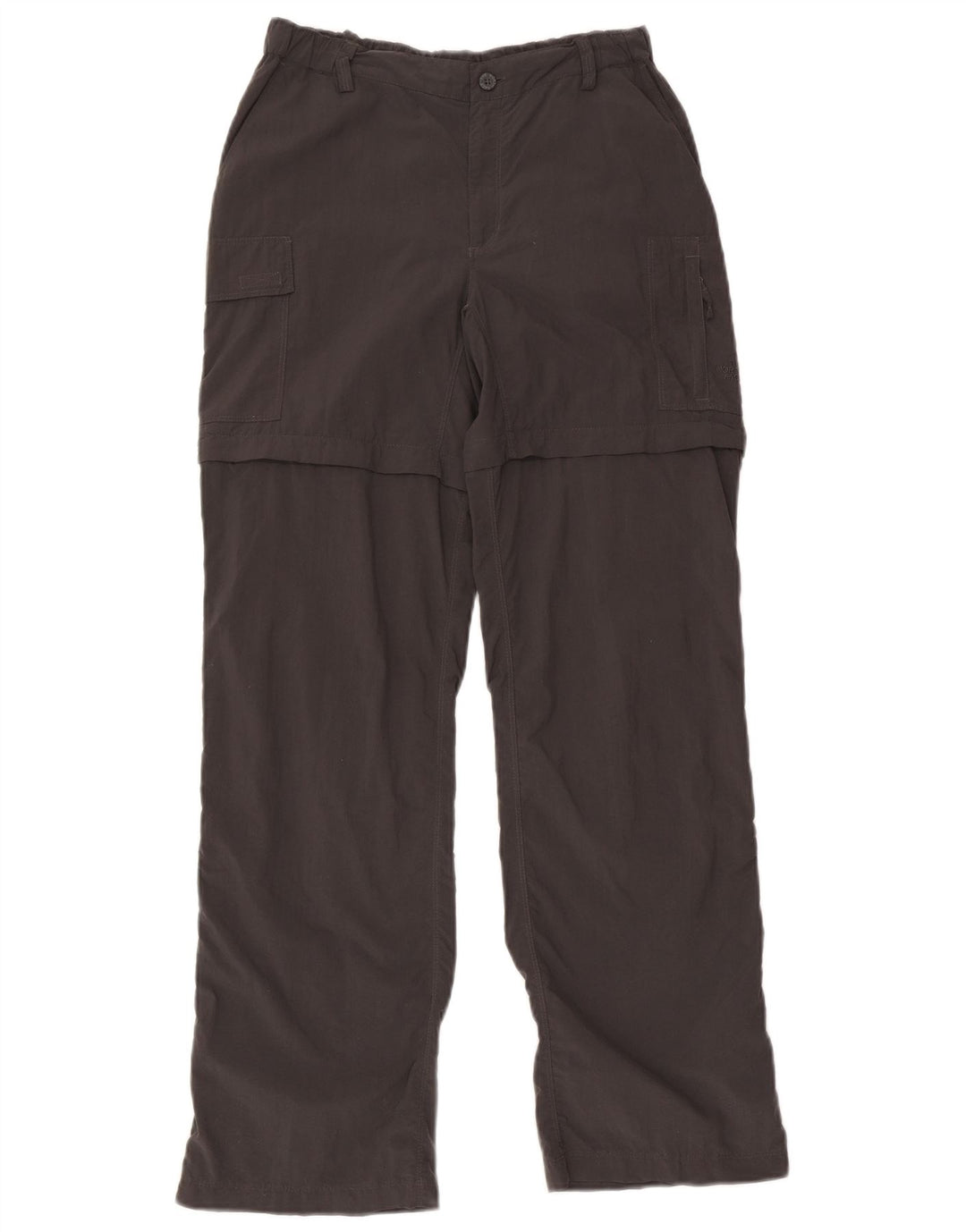 Pantaloni cargo dritti da donna The North Face piccoli W28 L31 nylon grigio