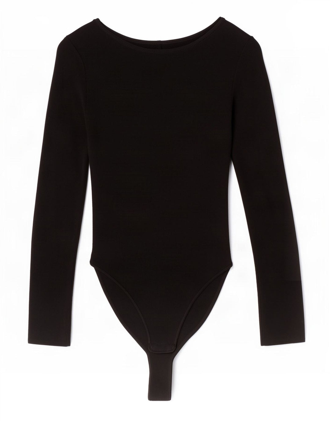 Body a maniche lunghe da donna Zara UK 8 Small Nero in poliammide
