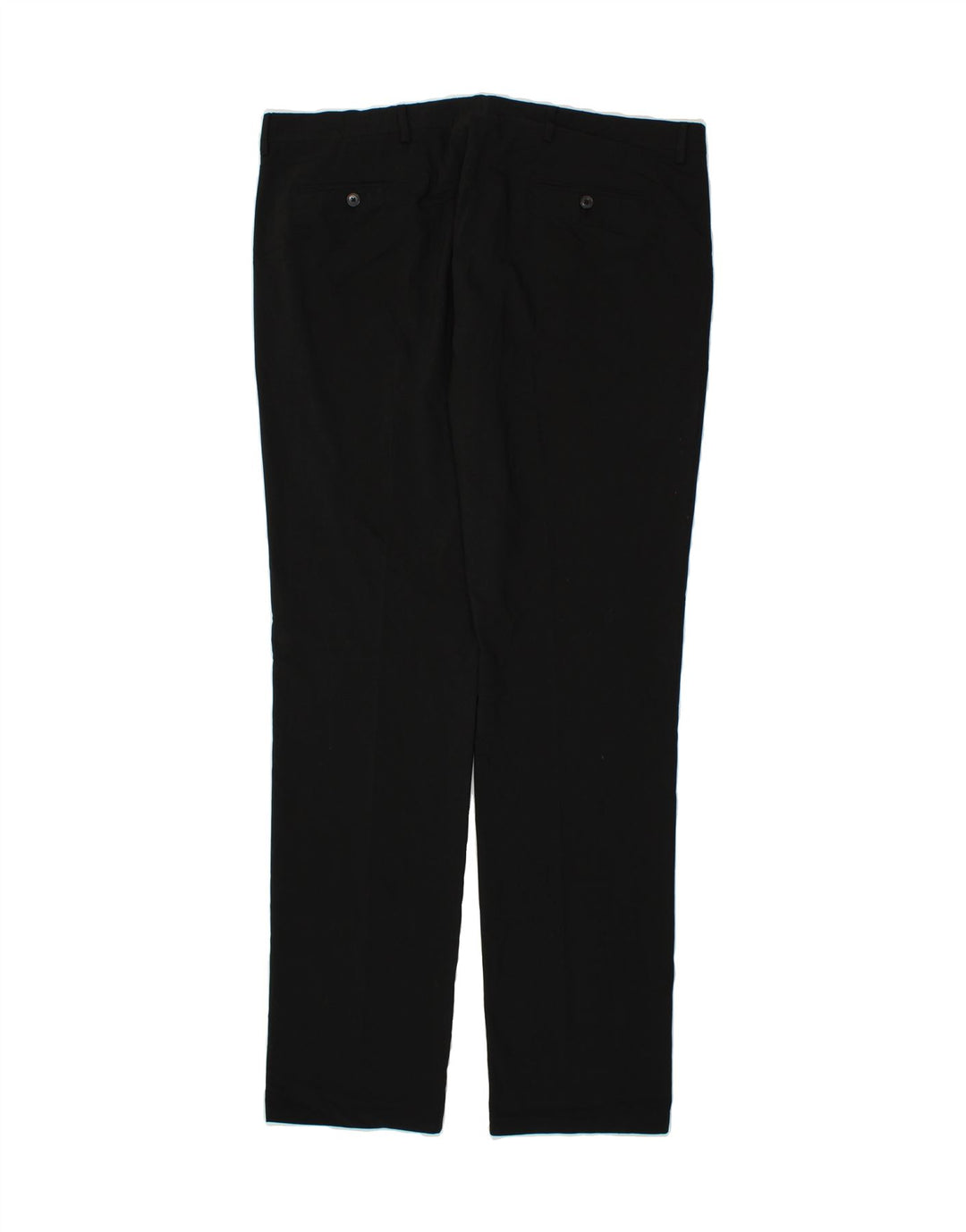 RICHMOND Mens Slim Suit Trousers IT 56 3XL W42 L36 Black Polyester Vintage Richmond and Second-Hand Richmond from Messina Hembry 