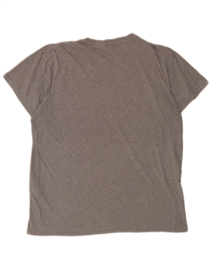 T-shirt grafica da uomo Levi's Top grande in cotone grigio