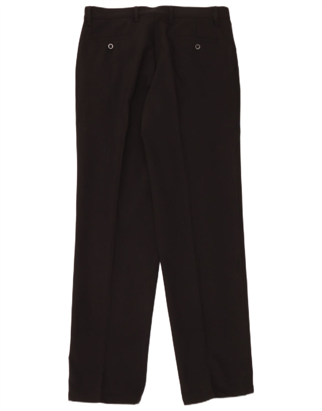 Pantaloni chino con pegging da uomo Chervo IT 48 medio W32 L33 poliestere nero