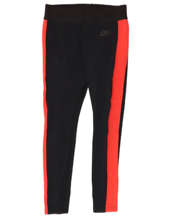 Leggings Nike da donna UK 10 Small in cotone color block nero