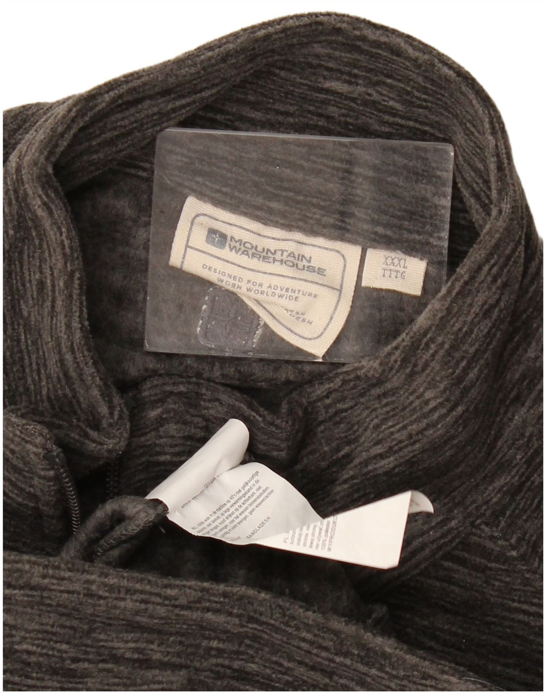 MOUNTAIN WAREHOUSE Giacca in pile da uomo UK 46 3XL Poliestere grigio