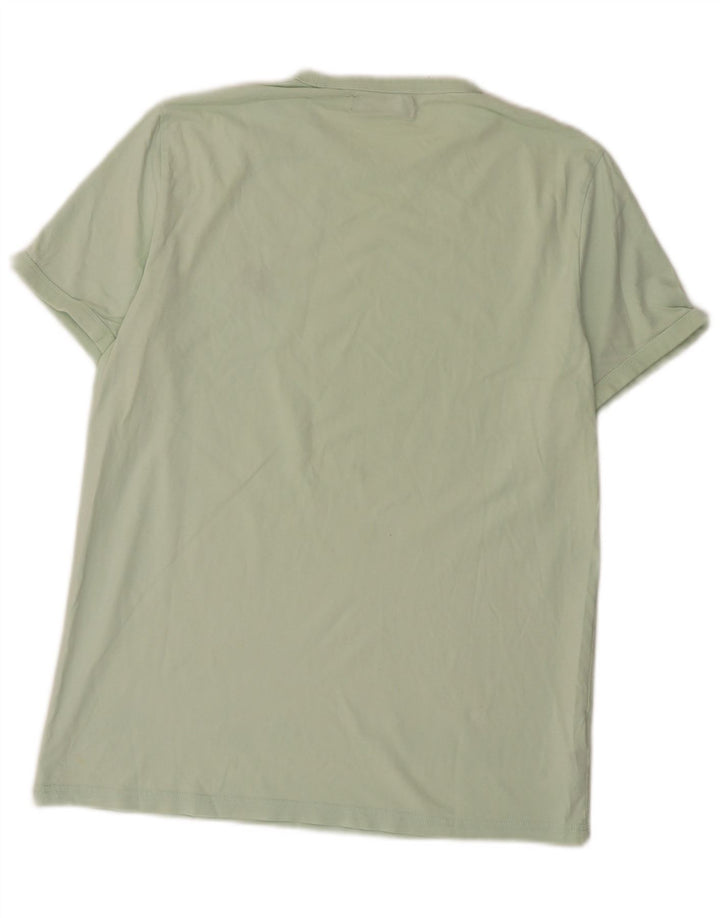 T-shirt da uomo Fred Perry Top in cotone verde medio
