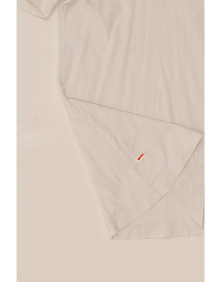 ADIDAS Mens T-Shirt Top Small White Cotton Vintage Adidas and Second-Hand Adidas from Messina Hembry 