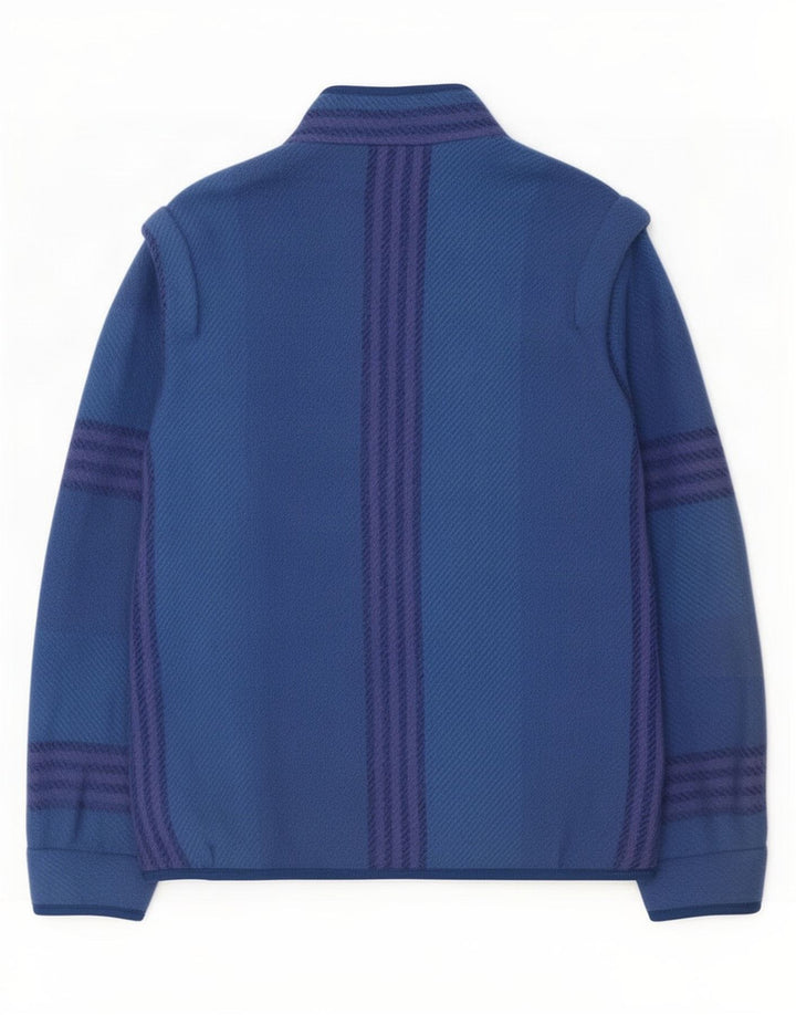 Giubbotto bomber da donna Riss Bjorke UK 14 grande lana a righe blu