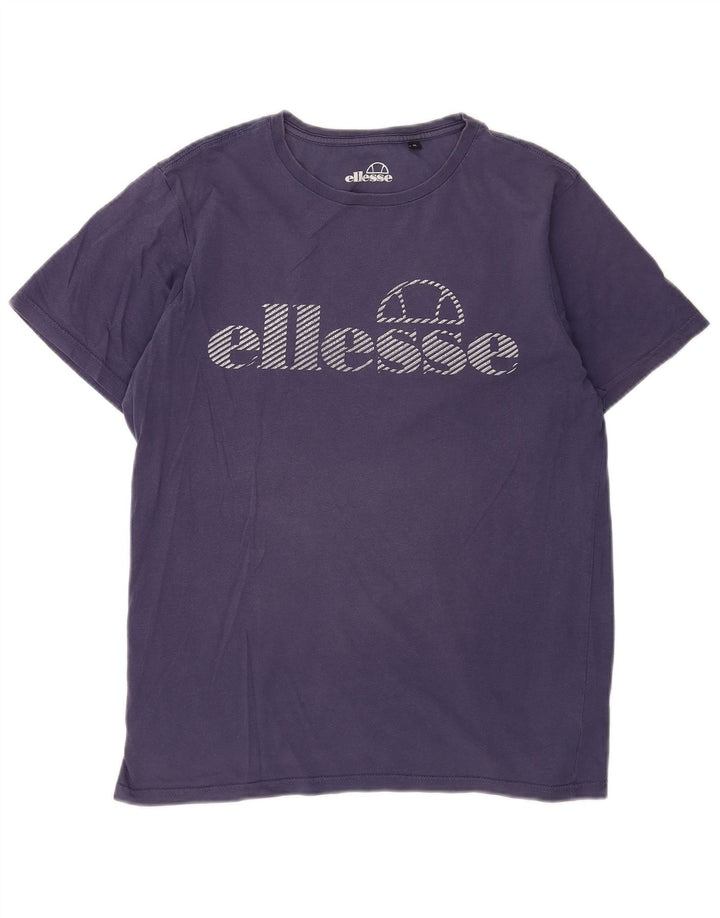 T-shirt grafica da uomo Ellesse Top Small Blu Navy