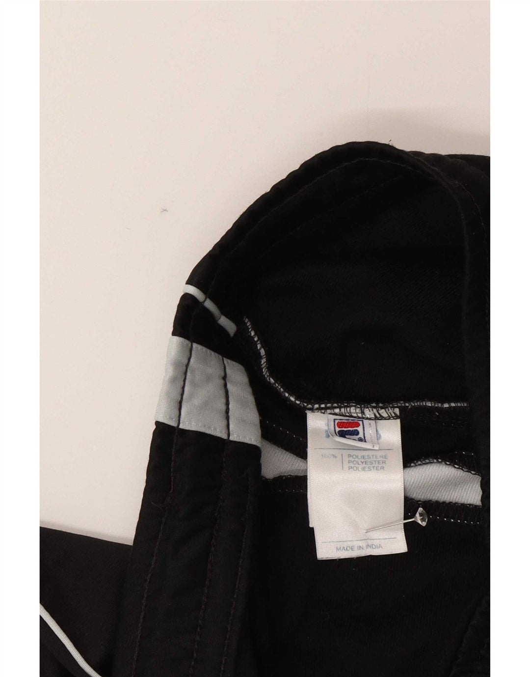 Pantaloni da tuta da uomo Fila Large in poliestere color block nero