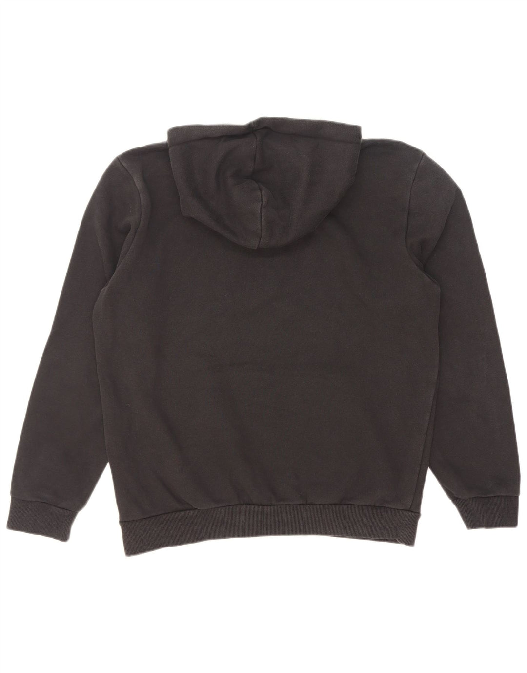 Felpa con cappuccio grafica da uomo Puma piccola in cotone nero