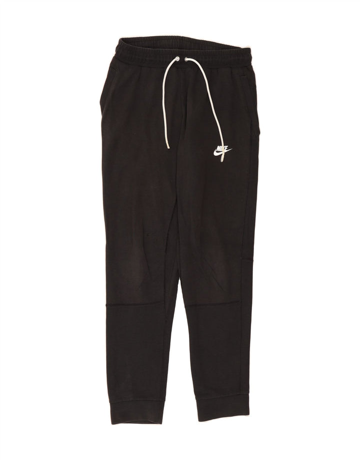 NIKE Mens Tracksuit Trousers Joggers Small  Black Cotton Vintage Nike and Second-Hand Nike from Messina Hembry 