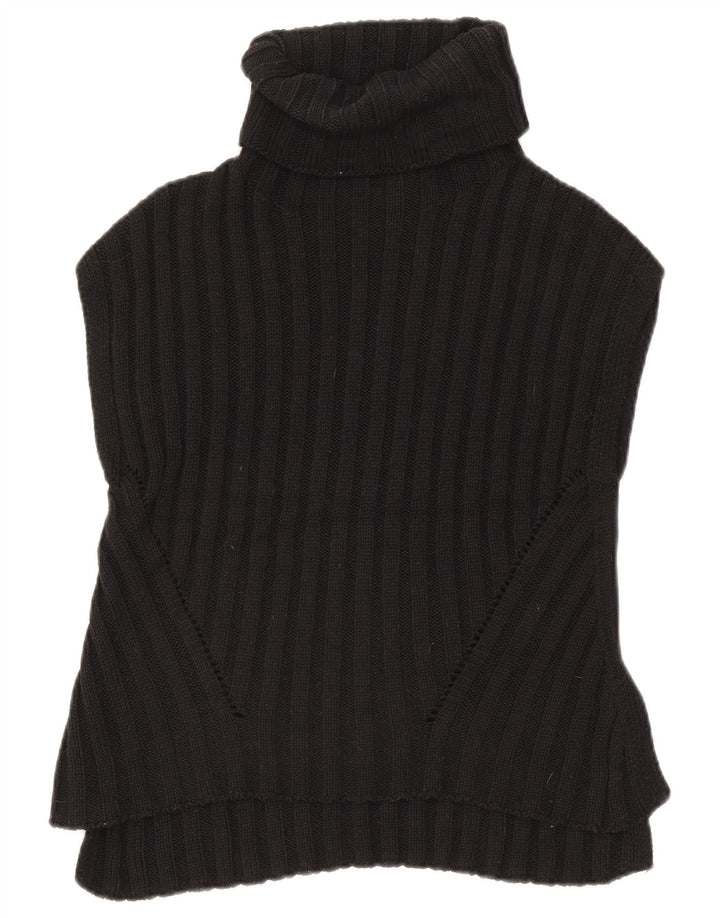 Canotta canotta da donna Zara UK 10 piccola nera in poliestere