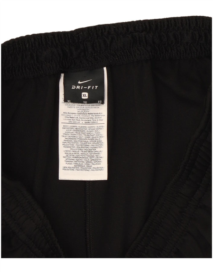 Pantaloni da tuta Nike da uomo XL in poliestere color block nero