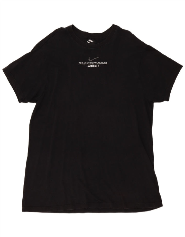 T-shirt grafica da uomo Nike Top XL in cotone nero