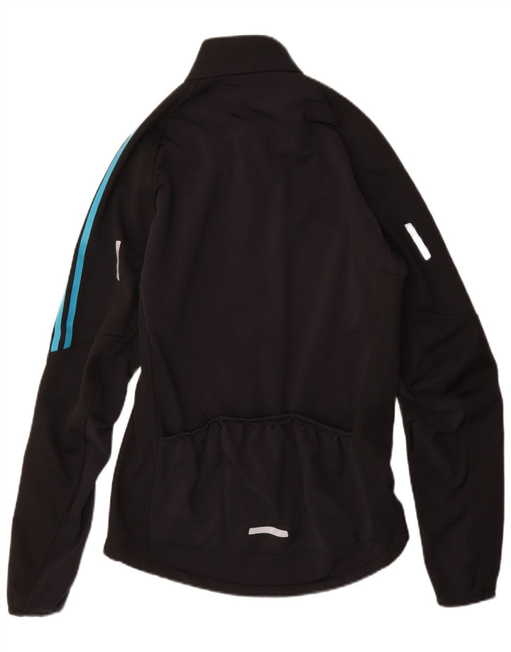 Giacca da ginnastica da uomo Adidas Small nera in poliestere