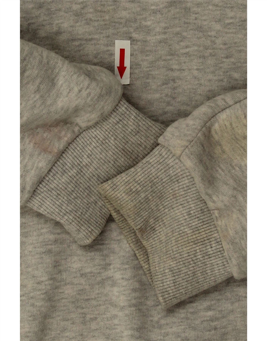 Felpa oversize da donna Superdry Maglione UK 16 Large Grigio Cotone