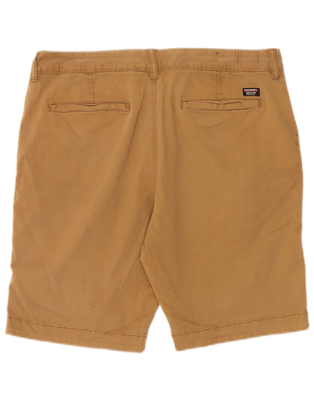 Pantaloncini chino slim da uomo Superdry W34 Large Beige Cotton