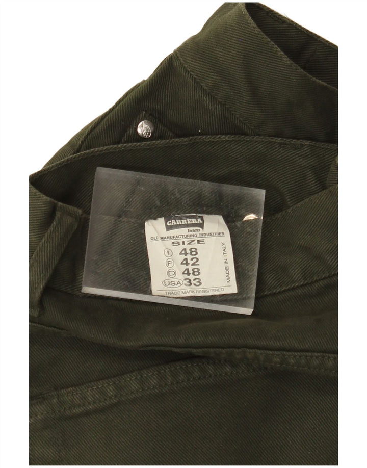 Jeans dritti da uomo CARRERA IT 48 medio W30 L31 cotone kaki