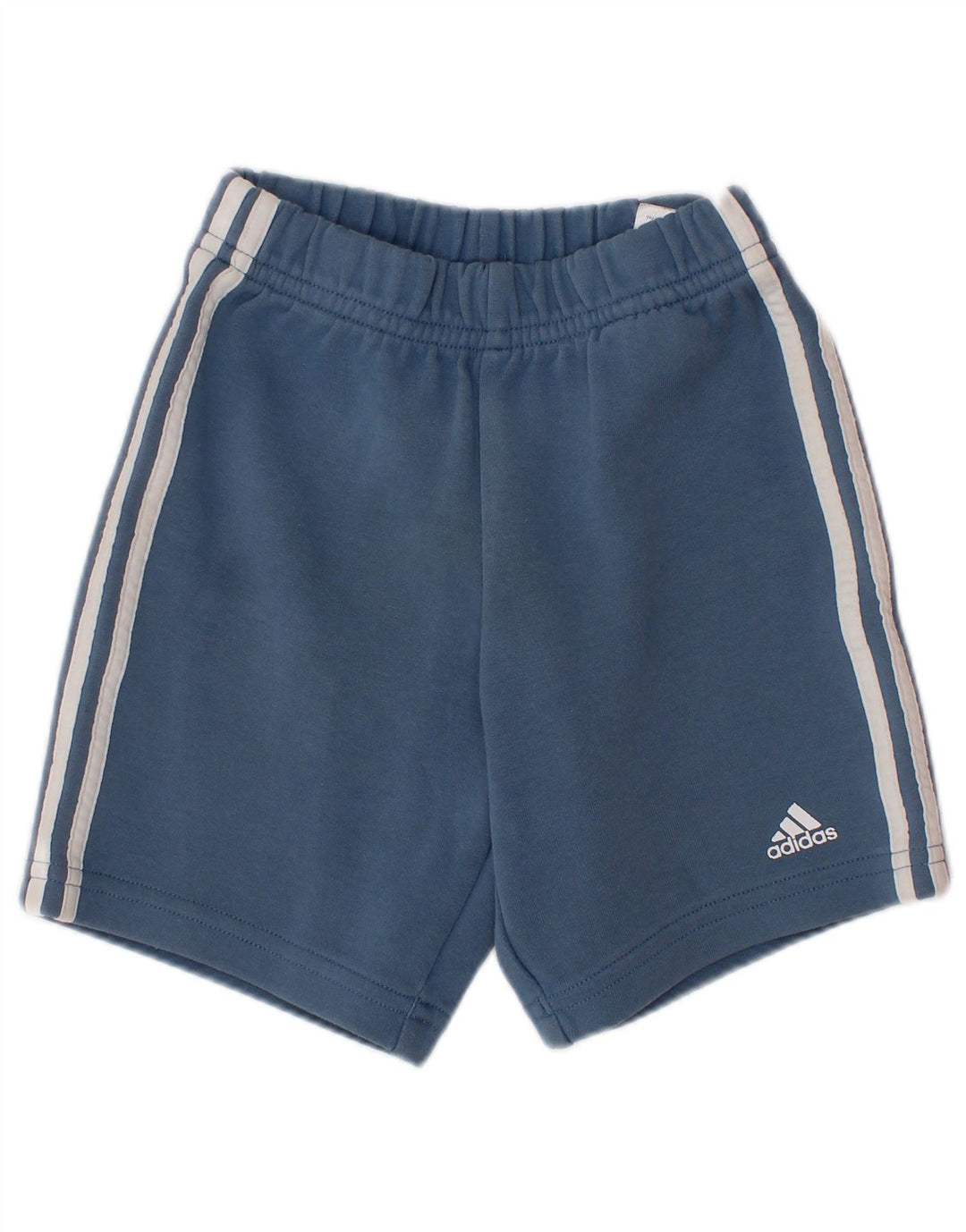 Completo ADIDAS da 2 pezzi con grafica per ragazzi, 3-4 anni, in cotone color block blu