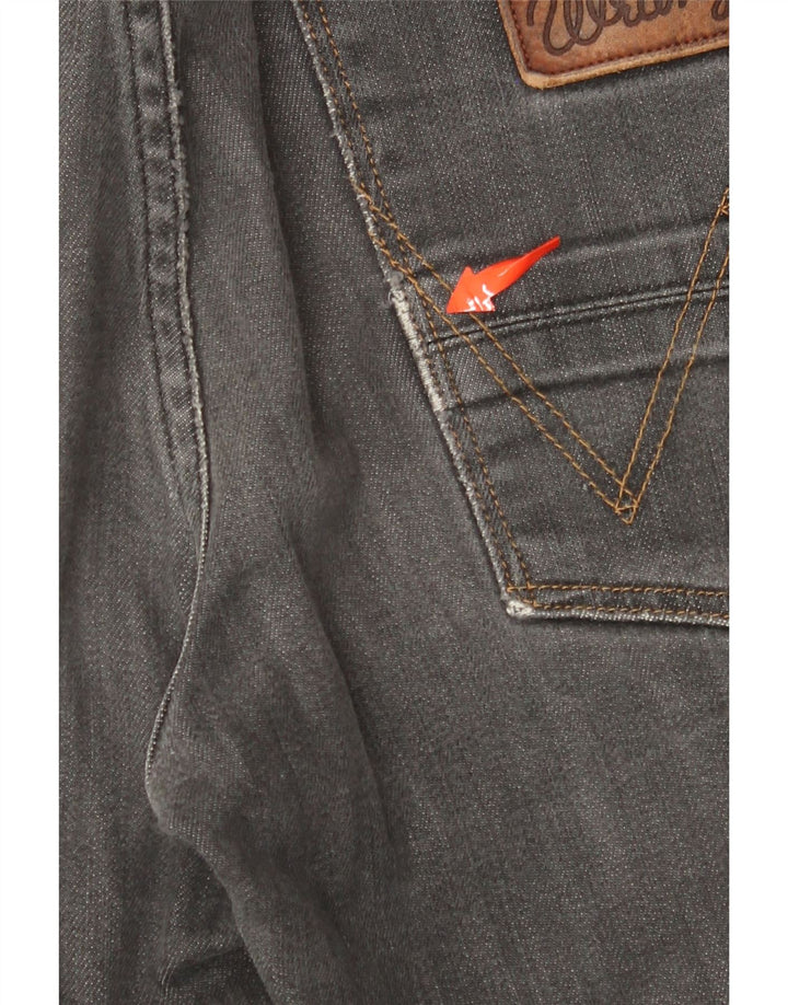 Jeans dritti da uomo WRANGLER Crank W32 L32 cotone grigio