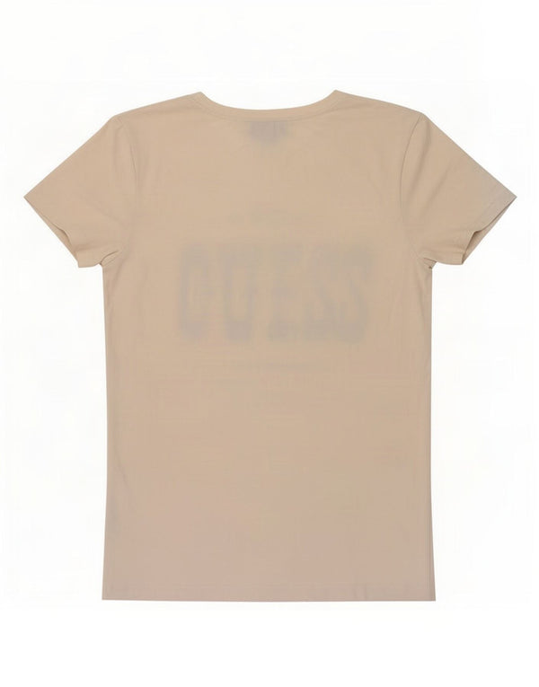Guess Womens Graphic T-Shirt Top UK 12 Medium White
