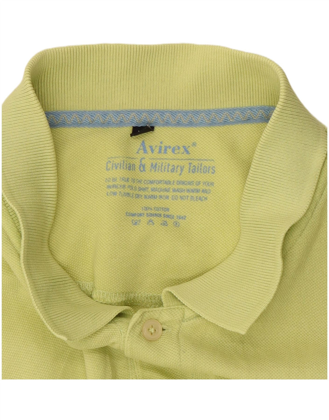 Polo da uomo Avirex XL in cotone verde