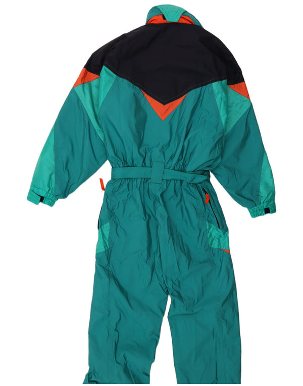 Tuta da sci da uomo con cappuccio Colmar IT 52 XL Verde Colourblock in poliammide