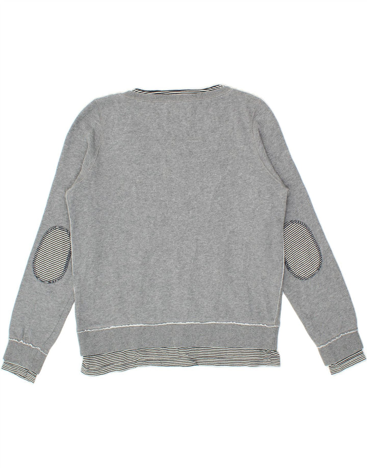 PEPE JEANS Womens Sweatshirt Jumper UK 14 Medium Grey Cotton Vintage PEPE Jeans and Second-Hand PEPE Jeans from Messina Hembry 