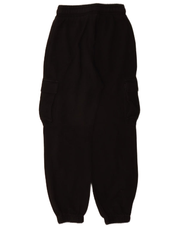 Pantaloni cargo da jogging larghi da donna Zara piccoli W26 L28 cotone nero